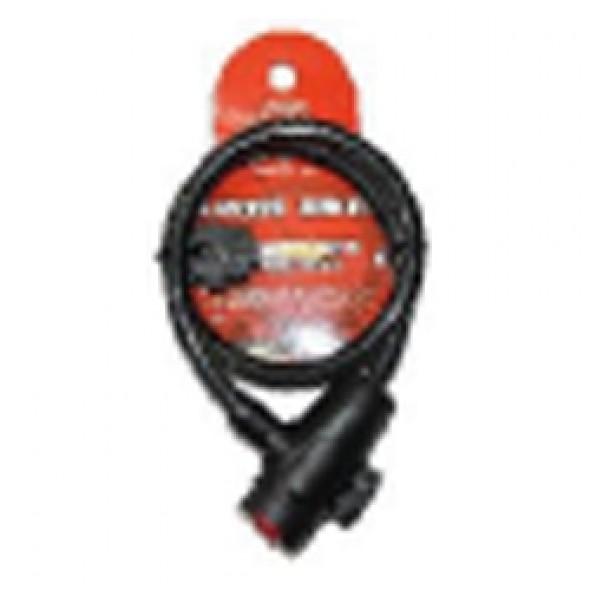 SP LOCK CABLE WITH KEY BLACK 8227-IMP